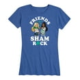 thumbnail image 1 of Barbie - St. Patrick's Day Friends Sham Rock - Women's Short Sleeve Graphic T-Shirt, 1 of 5