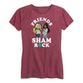 thumbnail image 1 of Barbie - St. Patrick's Day Friends Sham Rock - Women's Short Sleeve Graphic T-Shirt, 1 of 5