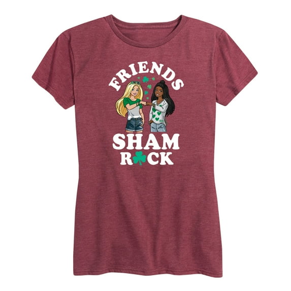 Barbie - St. Patrick's Day Friends Sham Rock - Women's Short Sleeve Graphic T-Shirt