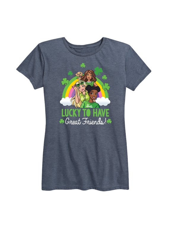 - St. Patrick's Day Lucky To Have Great Friends Women's Short Sleeve Graphic T-Shirt