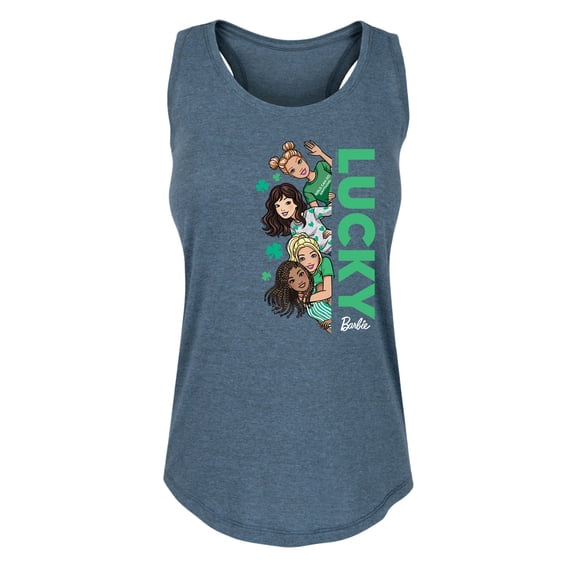 Barbie - St. Patrick's Day Lucky - Women's Racerback Tank Top