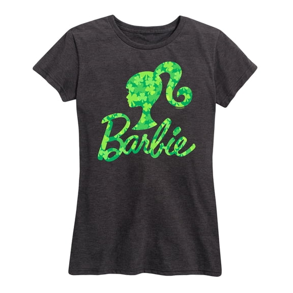 Barbie - St. Patrick's Day Shamrock Pattern Logo - Women's Short Sleeve Graphic T-Shirt