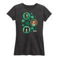 thumbnail image 1 of Barbie - St. Patrick's Day St. Paddys Collage - Women's Short Sleeve Graphic T-Shirt, 1 of 5