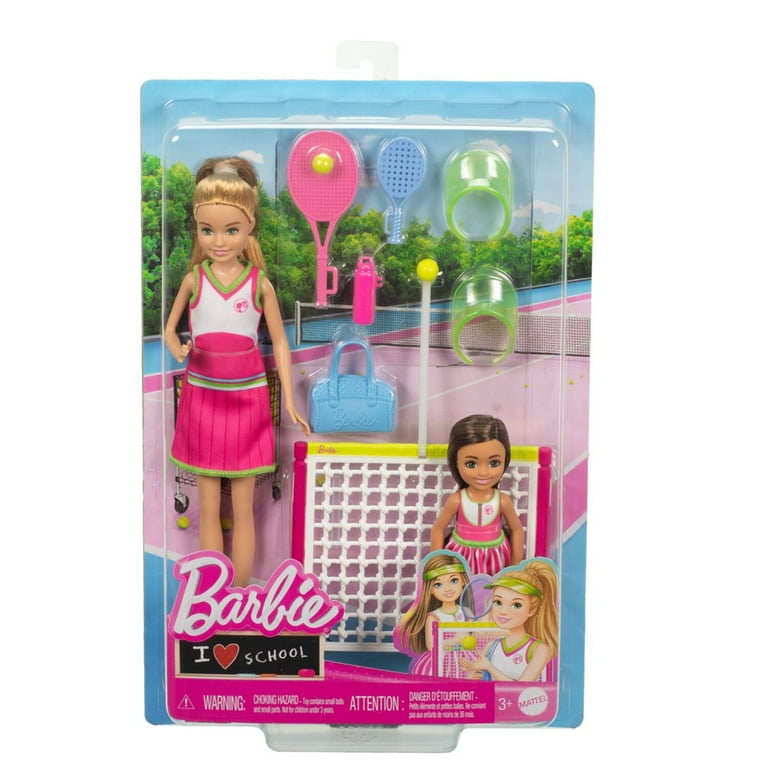 Mattel, Barbie Stacie and Chelsea Tennis Doll Set, 2 Pack