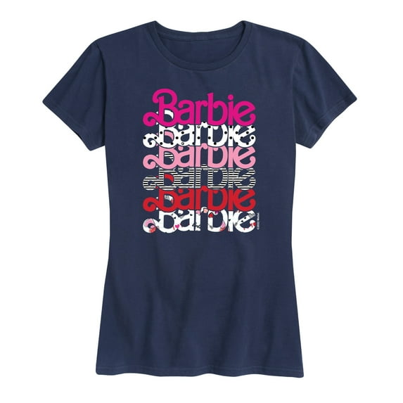 Barbie - Stacked Barbie Vday - Women's Short Sleeve Graphic T-Shirt