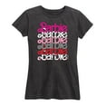 thumbnail image 1 of Barbie - Stacked Barbie Vday - Women's Short Sleeve Graphic T-Shirt, 1 of 5