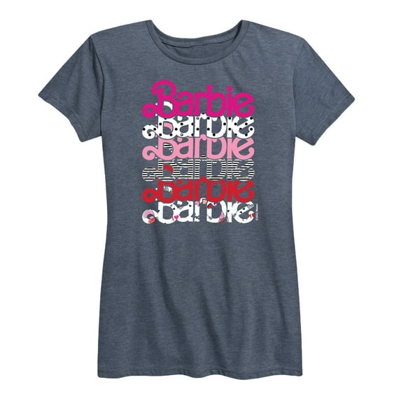 Barbie - Stacked Barbie Vday - Women's Short Sleeve Graphic T-Shirt