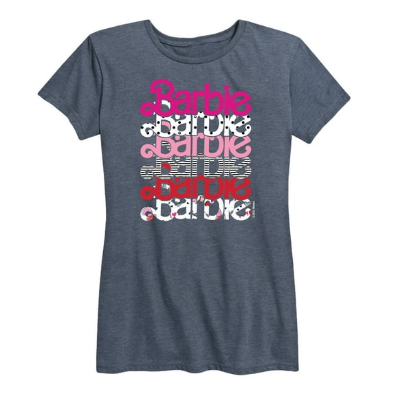 Barbie - Stacked Barbie Vday - Women's Short Sleeve Graphic T-Shirt