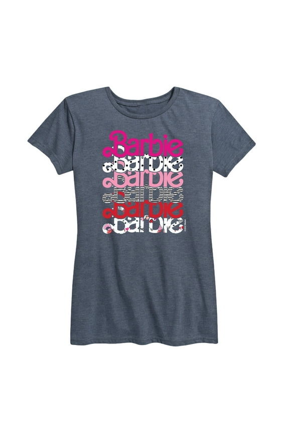 - Stacked Barbie Vday - Women's Short Sleeve Graphic T-Shirt