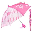 thumbnail image 1 of Barbie Windproof Clamshell Handle Rain Umbrellas, Pink, 1 of 1