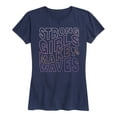 thumbnail image 1 of Barbie - Strong Girls Make Waves - Women's Short Sleeve Graphic T-Shirt, 1 of 4