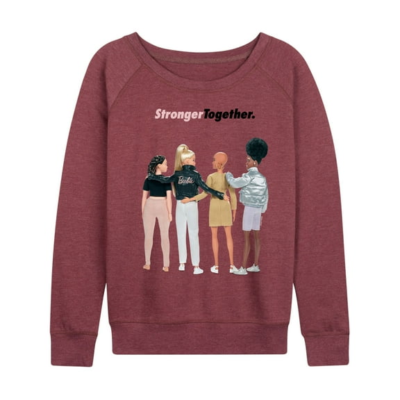 Barbie - Stronger Together - Women's Lightweight French Terry Long Sleeve Shirt