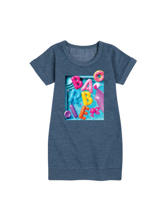 - Summer Pool Floaties - Toddler And Youth Girls Fleece Dress