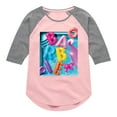 thumbnail image 1 of Barbie - Summer Pool Floaties - Toddler And Youth Girls Raglan Graphic T-Shirt, 1 of 4