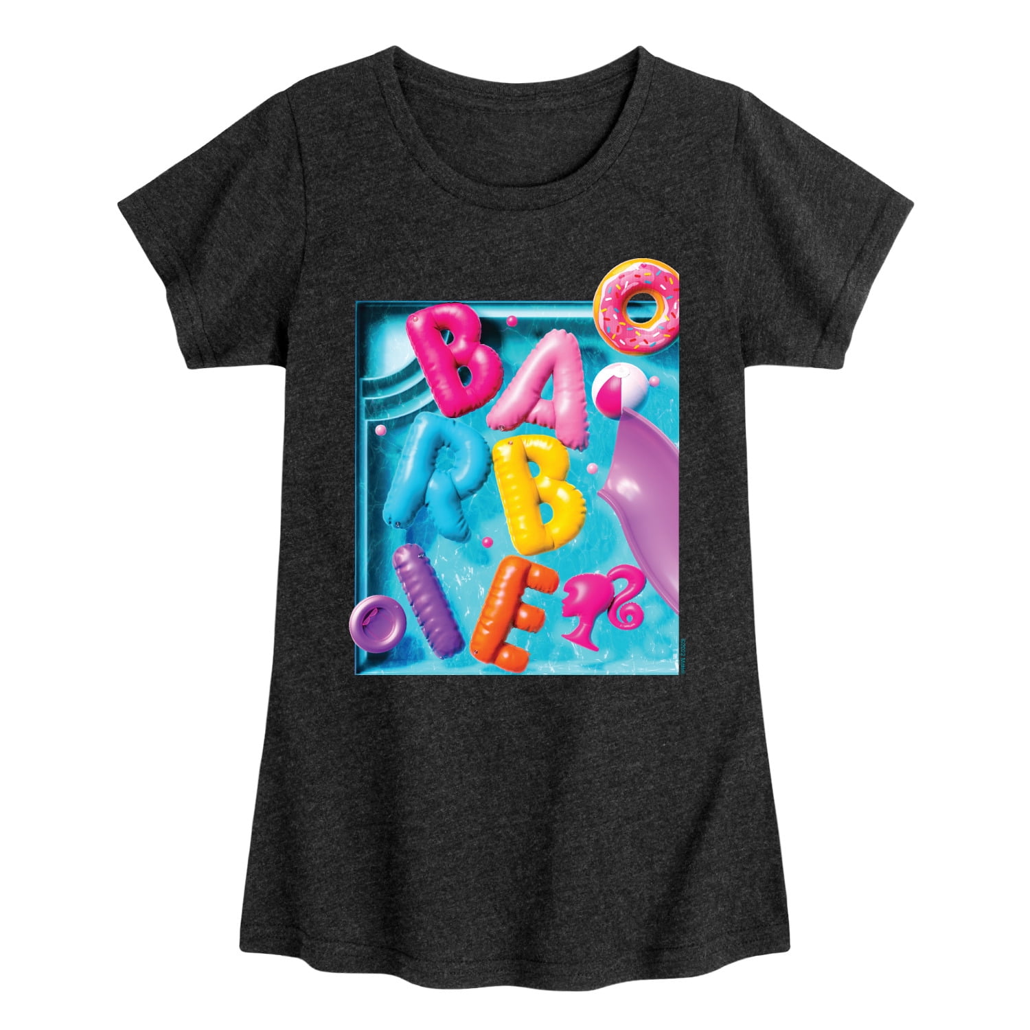 Barbie - Summer Pool Floaties - Toddler And Youth Girls Raglan Graphic ...
