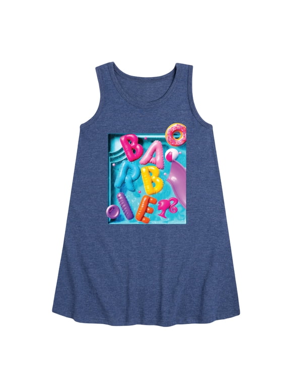 - Summer Pool Floaties - Toddler and Youth Girls A-line Dress