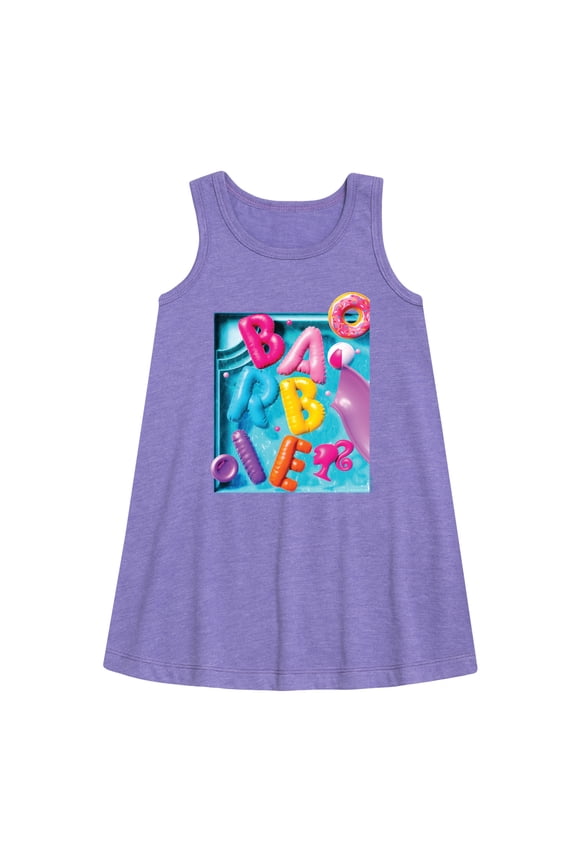 - Summer Pool Floaties - Toddler and Youth Girls A-line Dress