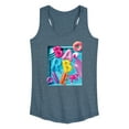 thumbnail image 1 of Barbie - Summer Pool Floaties - Women's Racerback Tank Top, 1 of 4