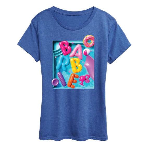 Barbie - Summer Pool Floaties - Women's Short Sleeve Graphic T-Shirt
