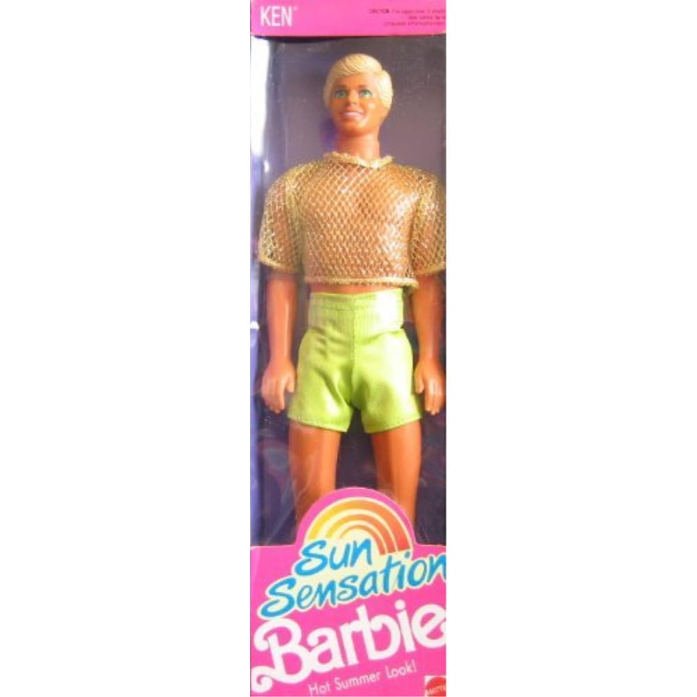 Barbie Sun Sensation Ken Hot Summer Look Doll 1991 Mattel 1392