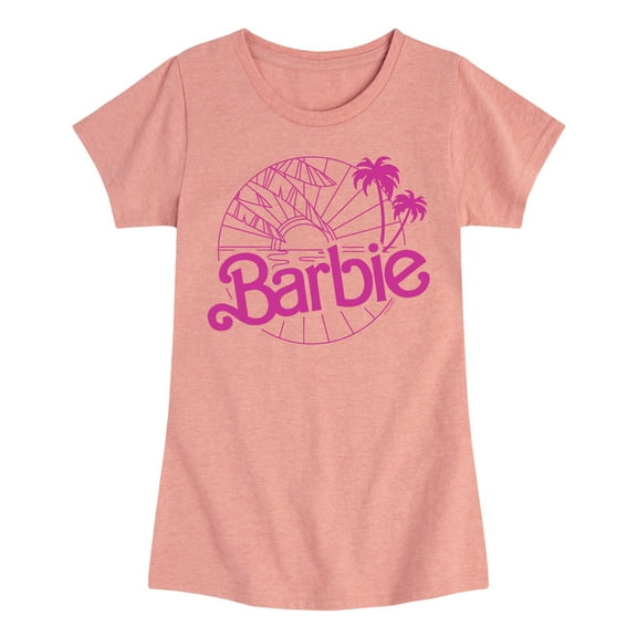 Barbie - Sun and Beaches - Toddler And Youth Girls Raglan Graphic T-Shirt