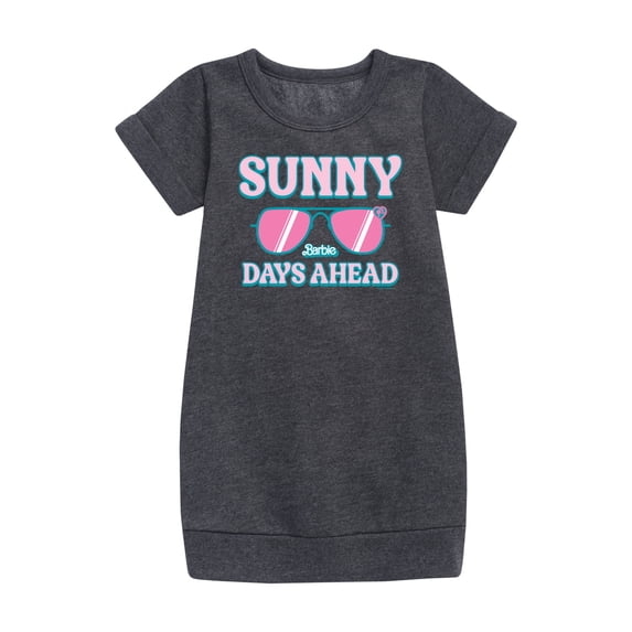 Barbie - Sunny Days Ahead - Fancy Shades - Toddler And Youth Girls Fleece Dress