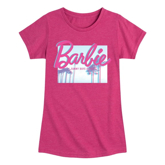 Barbie - Sunny Days Ahead - Glitch - Toddler And Youth Girls Raglan Graphic T-Shirt