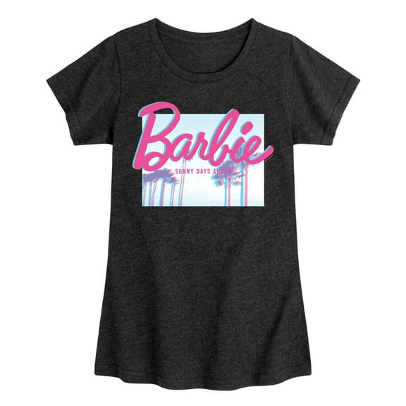 Barbie - Sunny Days Ahead - Glitch - Toddler And Youth Girls Raglan Graphic T-Shirt