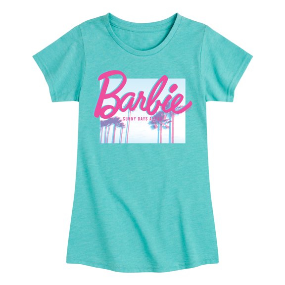 Barbie - Sunny Days Ahead - Glitch - Toddler And Youth Girls Raglan Graphic T-Shirt