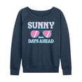 thumbnail image 1 of Barbie - Sunny Days Ahead - Sunglasses - Women's Lightweight French Terry Long Sleeve Shirt, 1 of 4