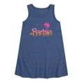 thumbnail image 1 of Barbie - Sunset and Palm Trees - Toddler and Youth Girls A-line Dress, 1 of 4