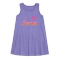 thumbnail image 1 of Barbie - Sunset and Palm Trees - Toddler and Youth Girls A-line Dress, 1 of 3