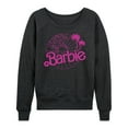 thumbnail image 1 of Barbie - Sunsets & Palm Trees - Women's Lightweight French Terry Long Sleeve Shirt, 1 of 4