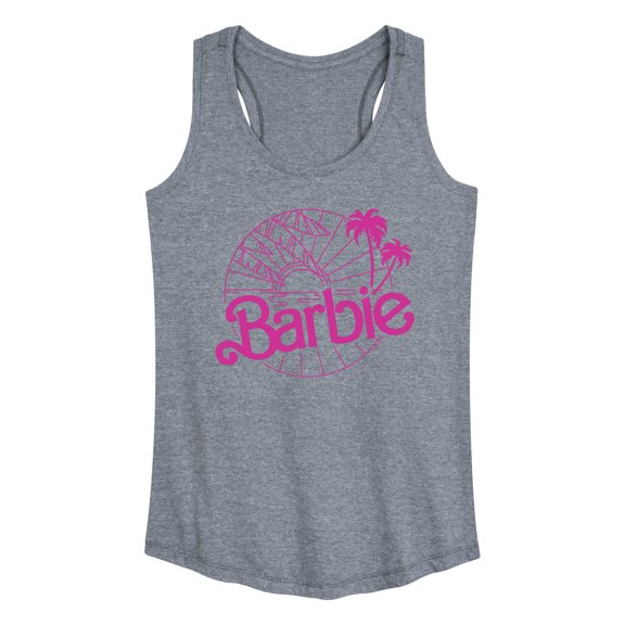 Barbie - Sunsets & Palm Trees - Women's Racerback Tank Top