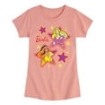 thumbnail image 1 of Barbie - Superstar 70s - Toddler And Youth Girls Fitted Short Sleeve Graphic T-Shirt, 1 of 4
