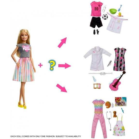 Barbie Careers Surprise Closet Doll & Accessories, Blonde