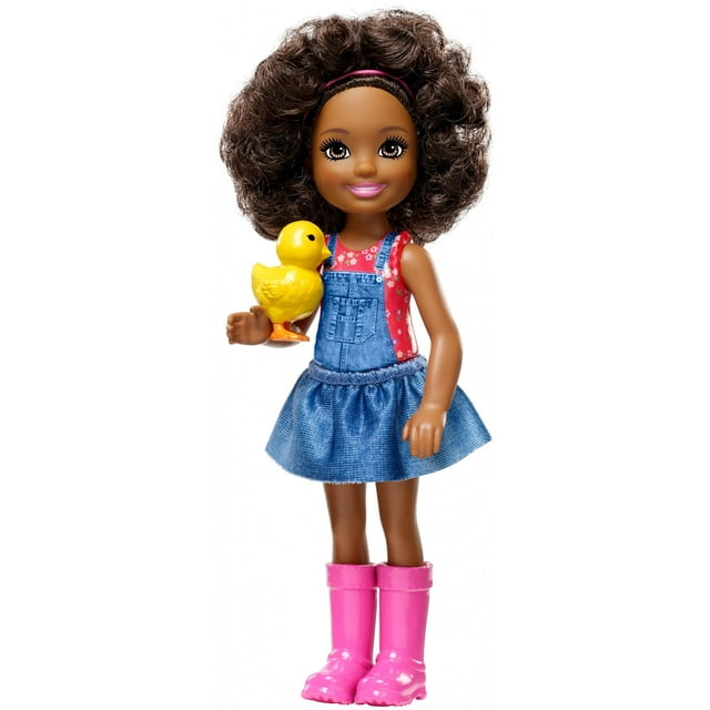 Barbie Sweet Orchard Farm Chelsea Friend Doll with Yellow Chick