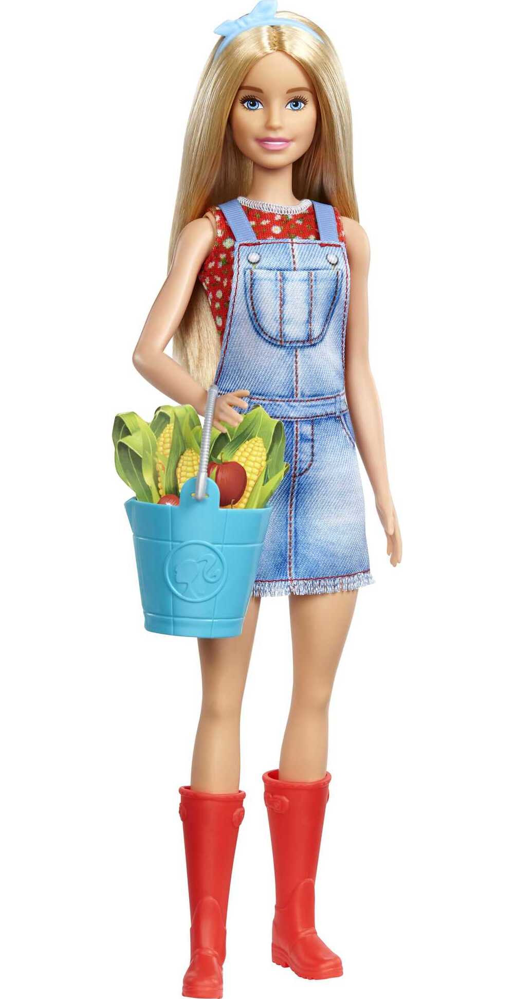 Barbie Sweet Orchard Farm Doll, Blonde Toy Doll with Overalls, Boots, Food Bucket & Accessories - image 1 of 6