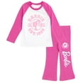 thumbnail image 1 of Barbie T-Shirt and Pants Outfit Set Logo Toddler to Big Kid, 1 of 5