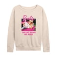 thumbnail image 1 of Barbie - Taking Some Me Time - Women's French Terry Long Sleeve Shirt, 1 of 4