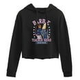 thumbnail image 1 of Barbie - Teacher Squad - Juniors Cropped Pullover Hoodie, 1 of 5