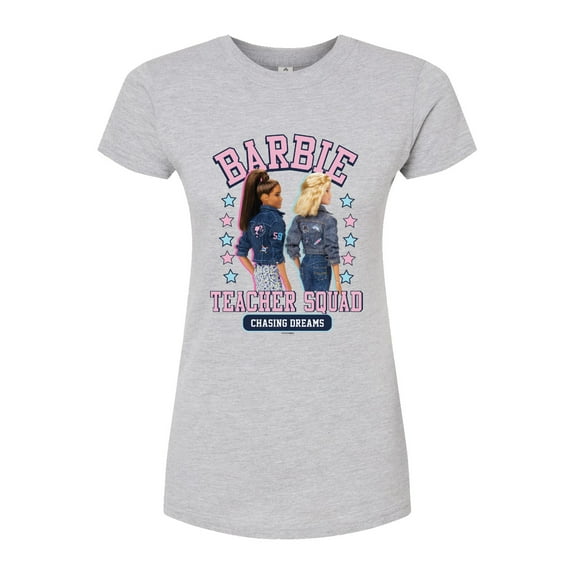 Barbie - Teacher Squad - Juniors Fitted Graphic T-Shirt
