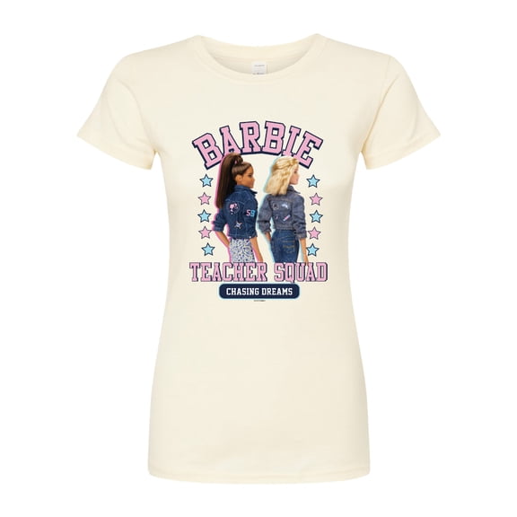 Barbie - Teacher Squad - Juniors Fitted Graphic T-Shirt