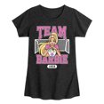 thumbnail image 1 of Barbie - Team Barbie Soccer - Girls Fitted Short Sleeve Graphic T-Shirt, 1 of 5