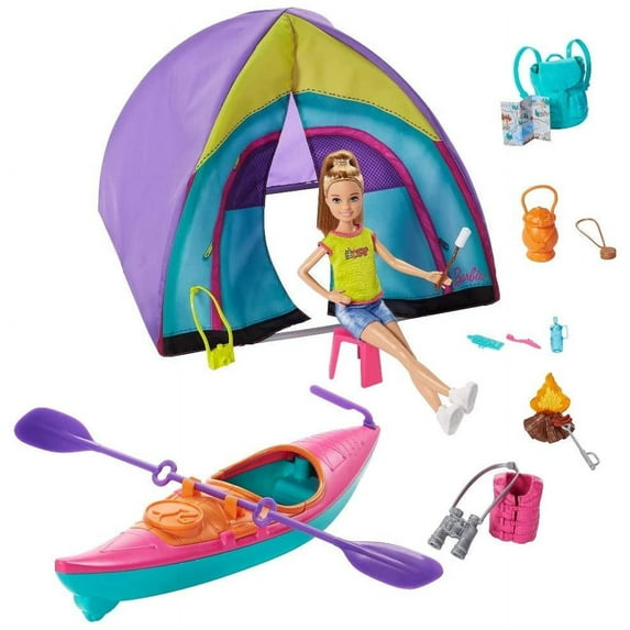 Barbie Team Stacie Camping Doll Playset