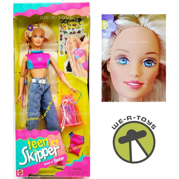 Barbie Teen Skipper Doll, All Grown Up, 1996, Mattel #17351, NRFB