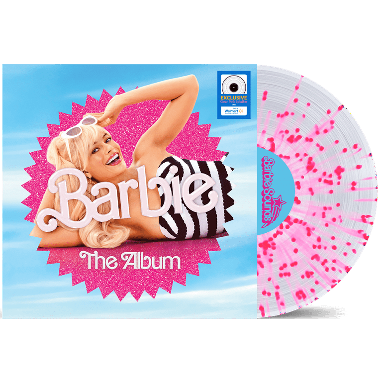 Følsom aborre Udsigt Barbie: The Album (Walmart Exclusive Clear Pink Splatter Color Vinyl +  Margot Robbie Poster) - Soundtrack LP (Atlantic) - Walmart.com