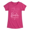 thumbnail image 1 of Barbie - The Dreamhouse 60th Anniversary - Toddler And Youth Girls Raglan Graphic T-Shirt, 1 of 4