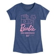 thumbnail image 1 of Barbie - The Dreamhouse 60th Anniversary - Toddler And Youth Girls Raglan Graphic T-Shirt, 1 of 4