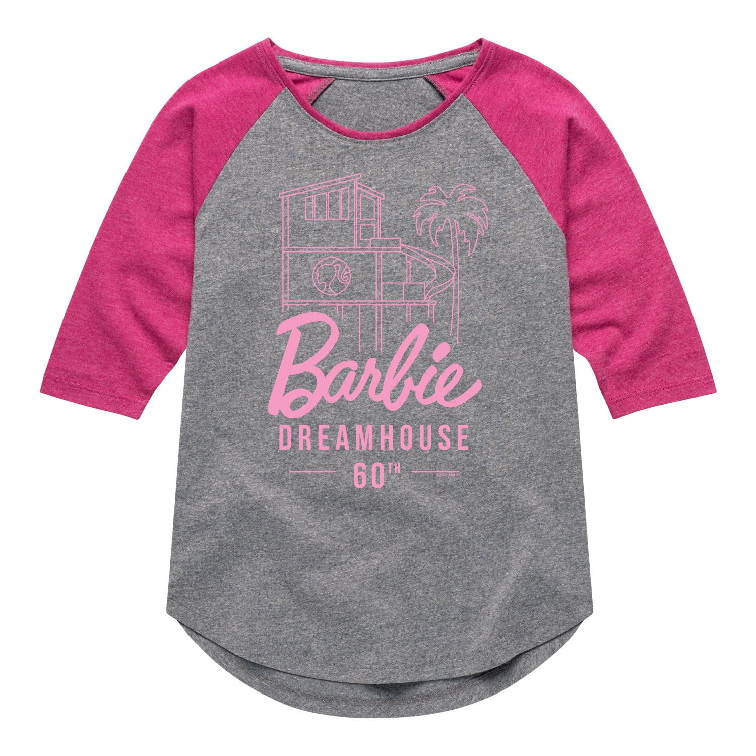 Women's Barbie 60th Anniversary T-Shirt - 'Inspiring Girls Since 59' V-Neck Tee